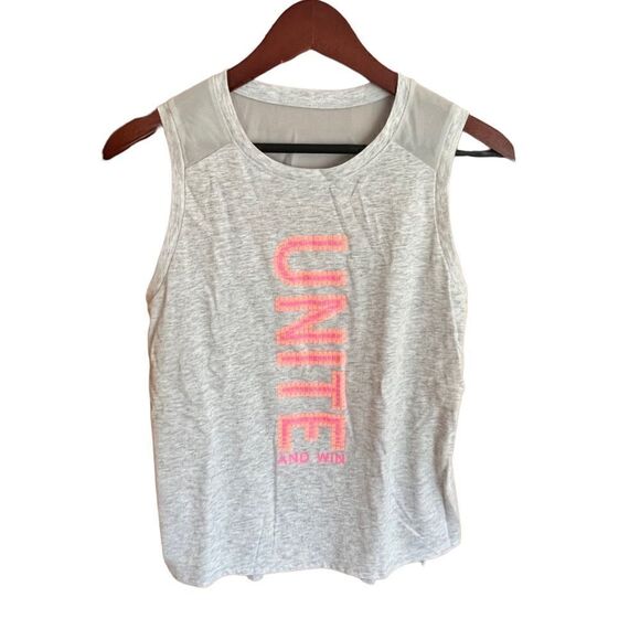 Unite and win grey athletic tank with vented back girl’s size XXL - Picture 1 of 6